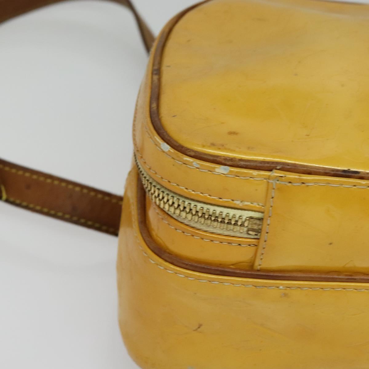 LOUIS VUITTON Monogram Vernis Marley Backpack Yellow M91040  display picture 2