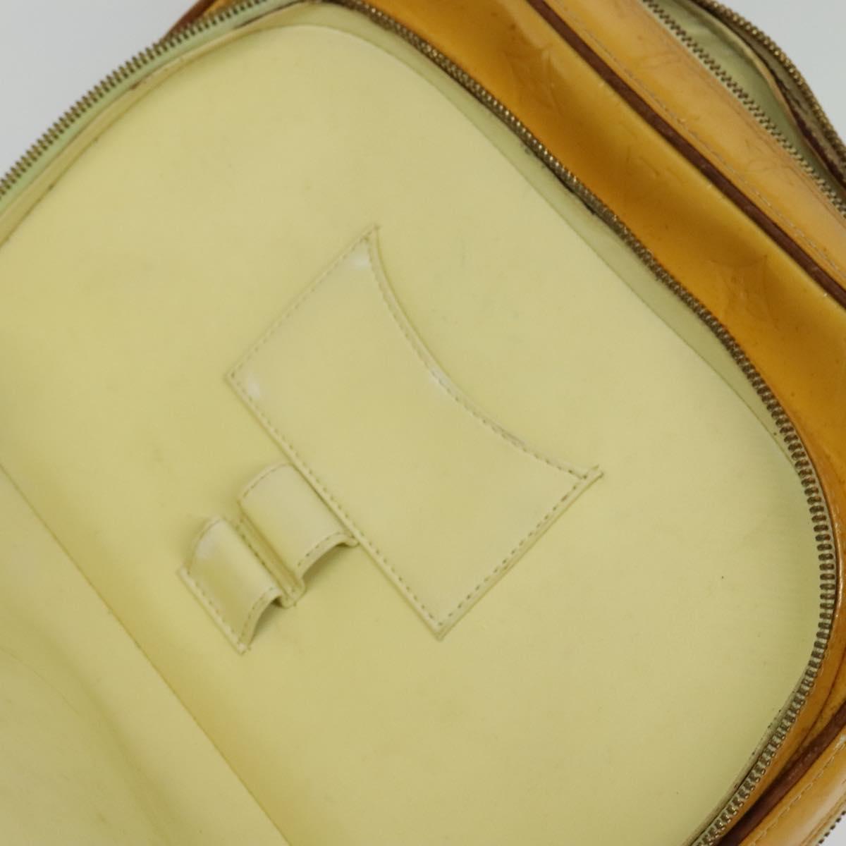LOUIS VUITTON Monogram Vernis Marley Backpack Yellow M91040  display picture 3
