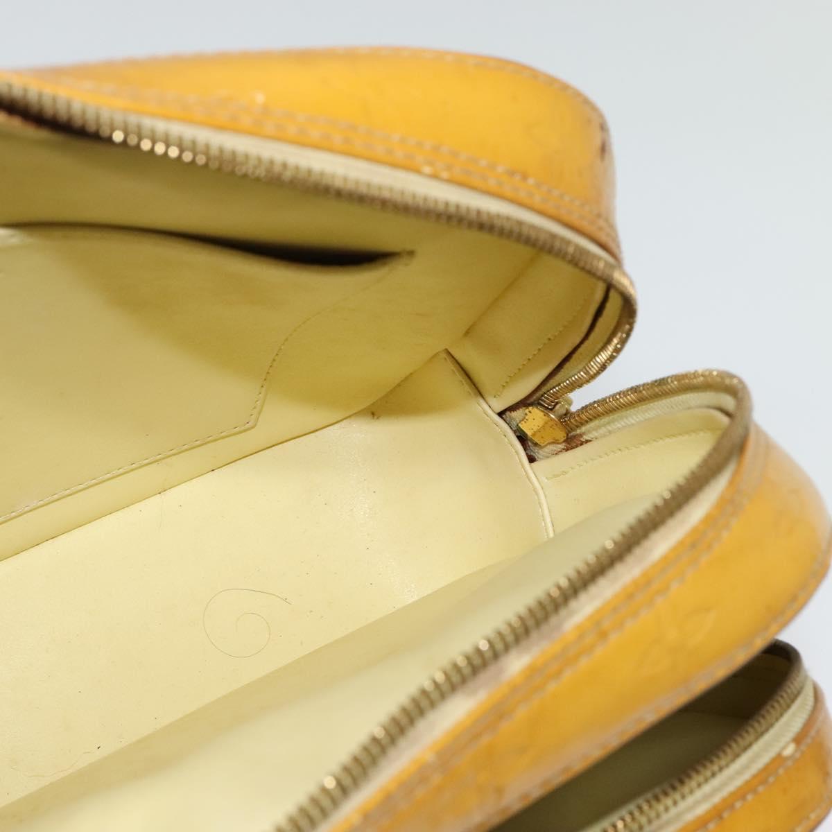 LOUIS VUITTON Monogram Vernis Marley Backpack Yellow M91040  display picture 1