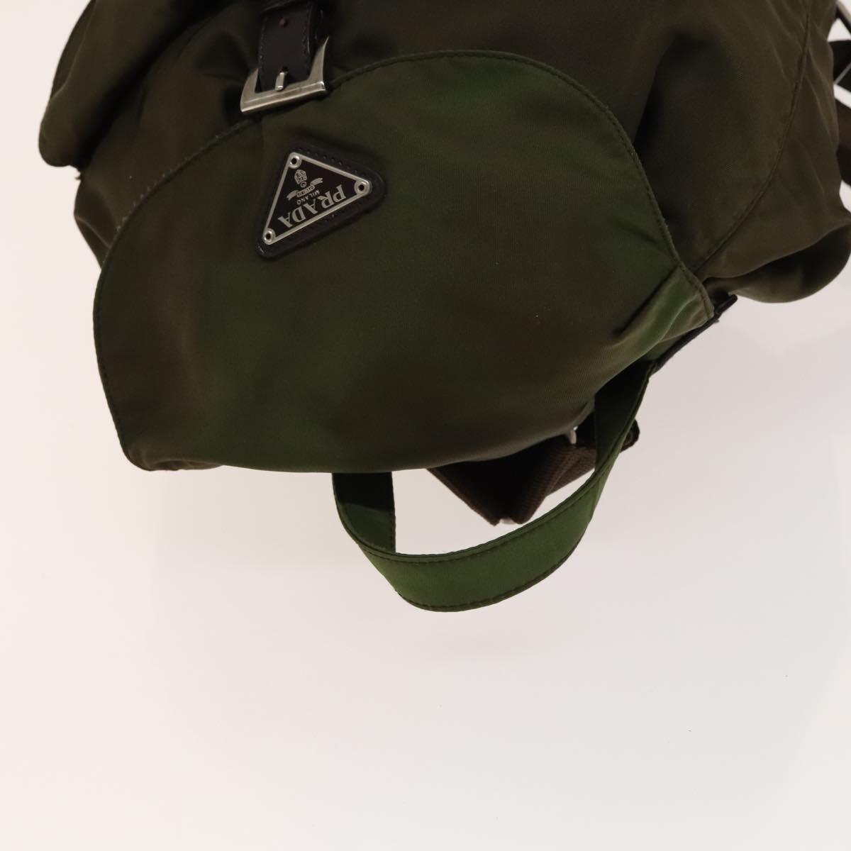 PRADA Backpack Nylon Khaki Silver Auth mr1625 PRADA Backpack Nylon White Silver Auth 134573 | eBay main image 3