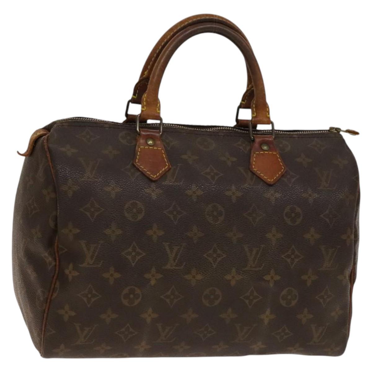 LOUIS VUITTON Monogram Speedy 30 Hand Bag M41526 LV Auth 140774 | eBay