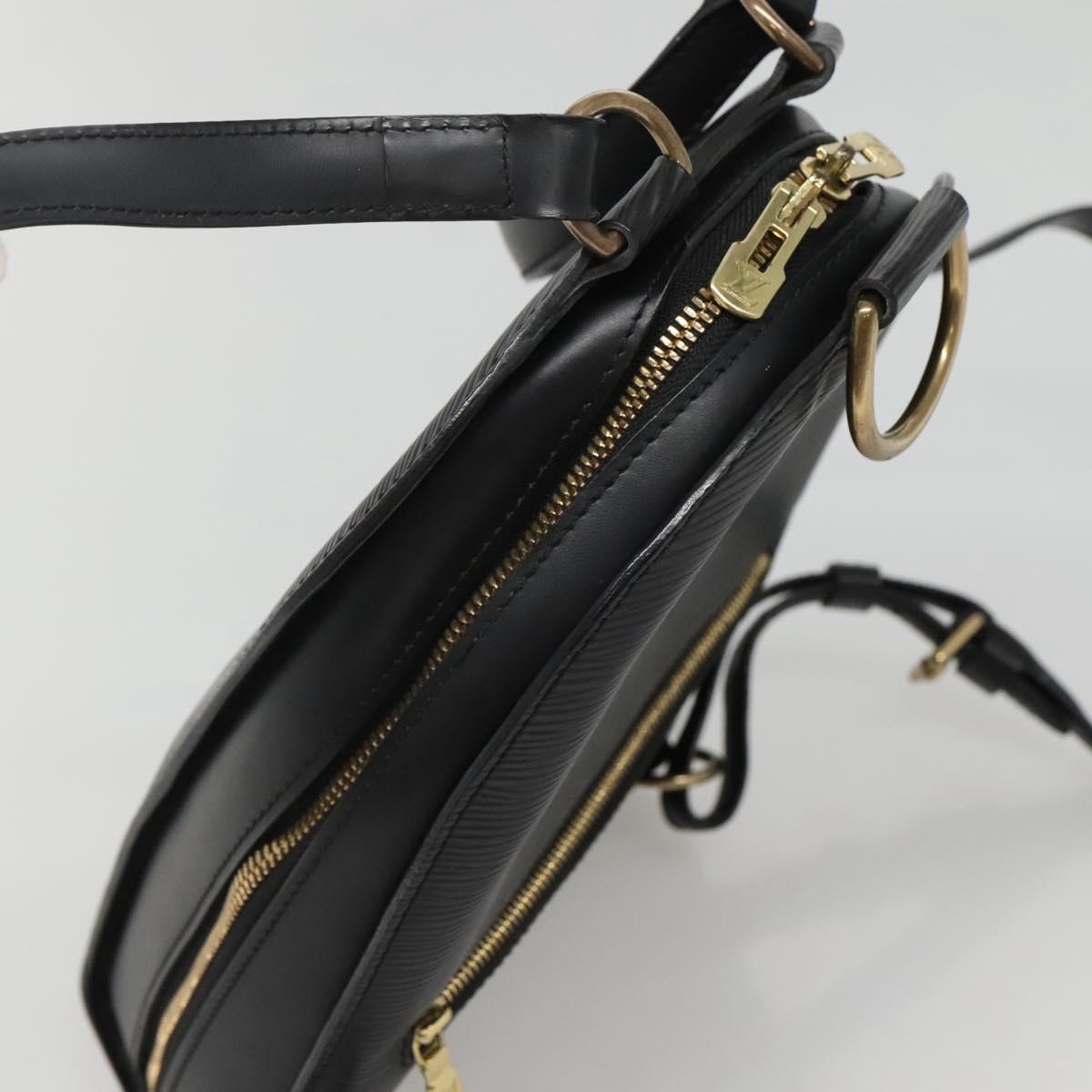 LOUIS VUITTON Epi Mabillon Backpack Black M52232 LV Auth 
