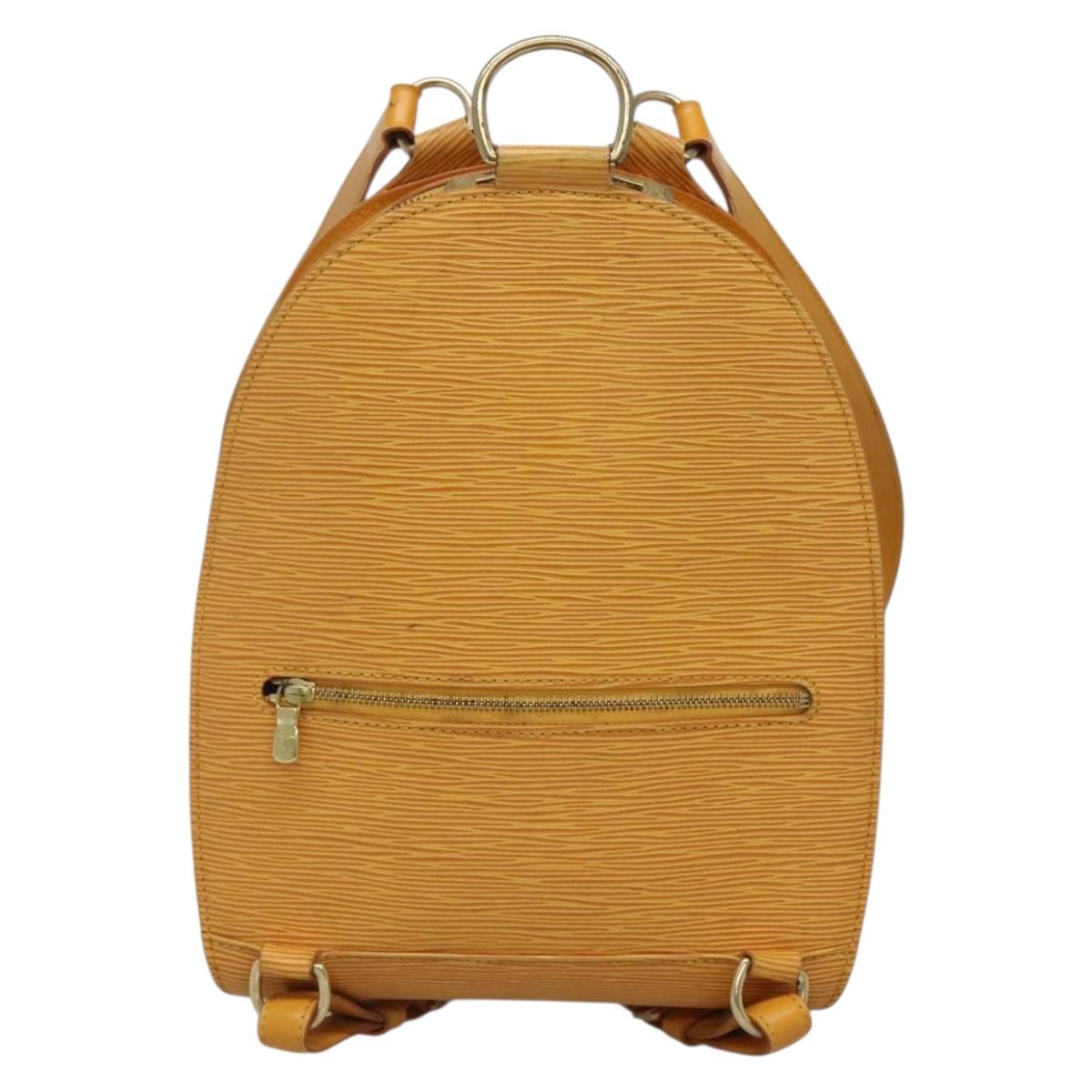 LOUIS VUITTON Epi Mabillon Backpack Yellow M52239 LV Auth  display picture 1