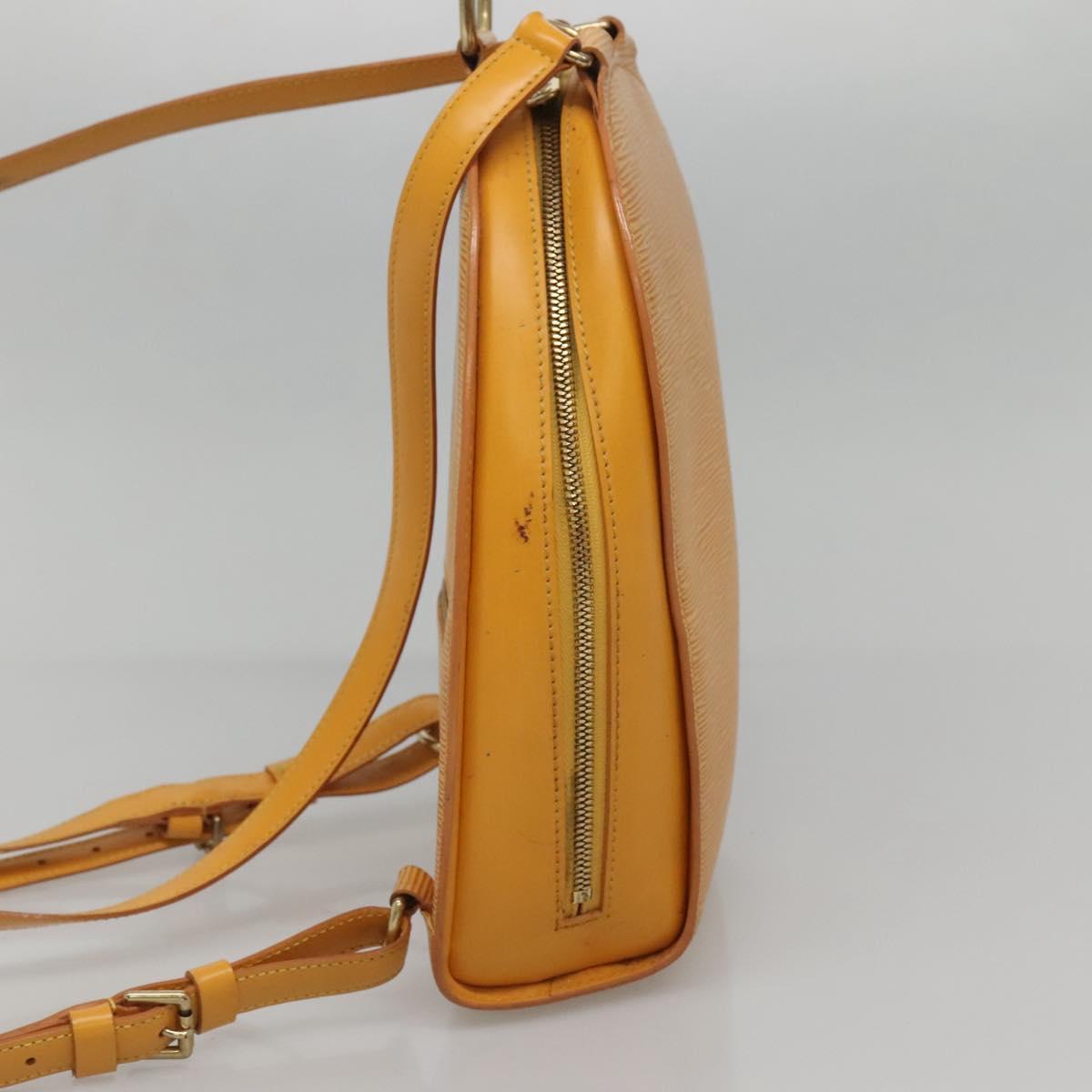 LOUIS VUITTON Epi Mabillon Backpack Yellow M52239 LV Auth 126601 LOUIS VUITTON Epi Mabillon Backpack Yellow M52239 LV Auth  main image 4