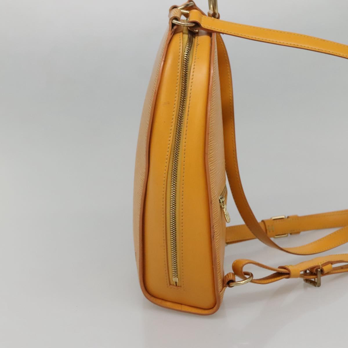 LOUIS VUITTON Epi Mabillon Backpack Yellow M52239 LV Auth  display picture 3