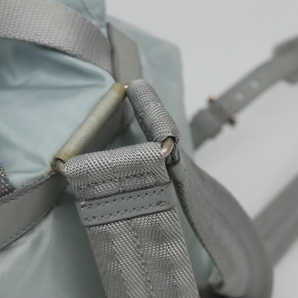 PRADA Backpack Nylon Light Blue Silver Auth 141519 | eBay display picture 3