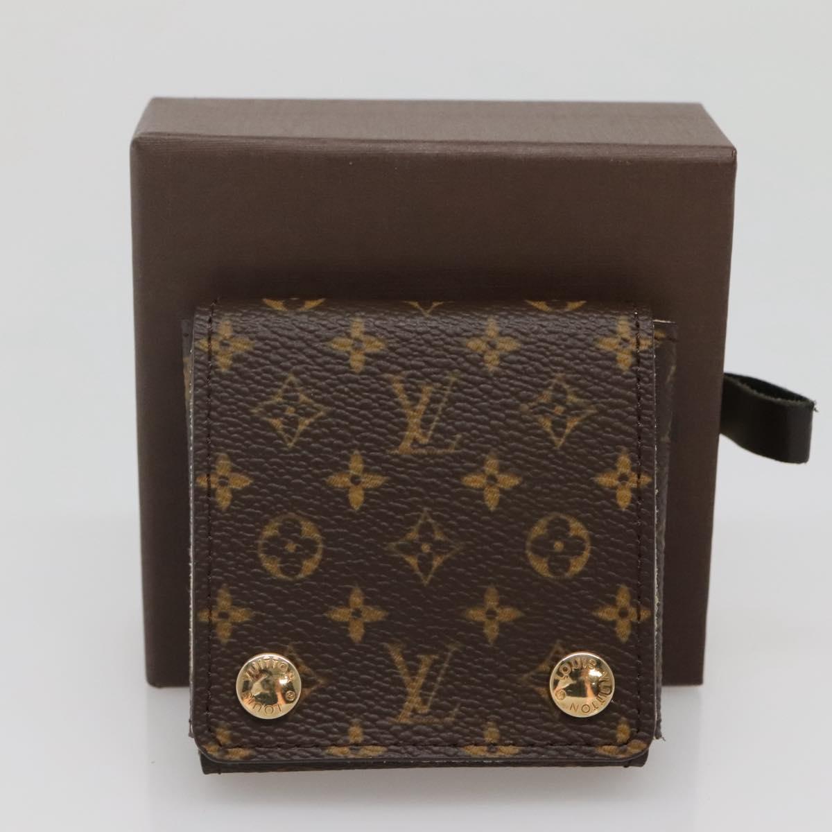 LOUIS VUITTON Monogram Jewelry Case Jewelry Box LV Auth 142037 | eBay