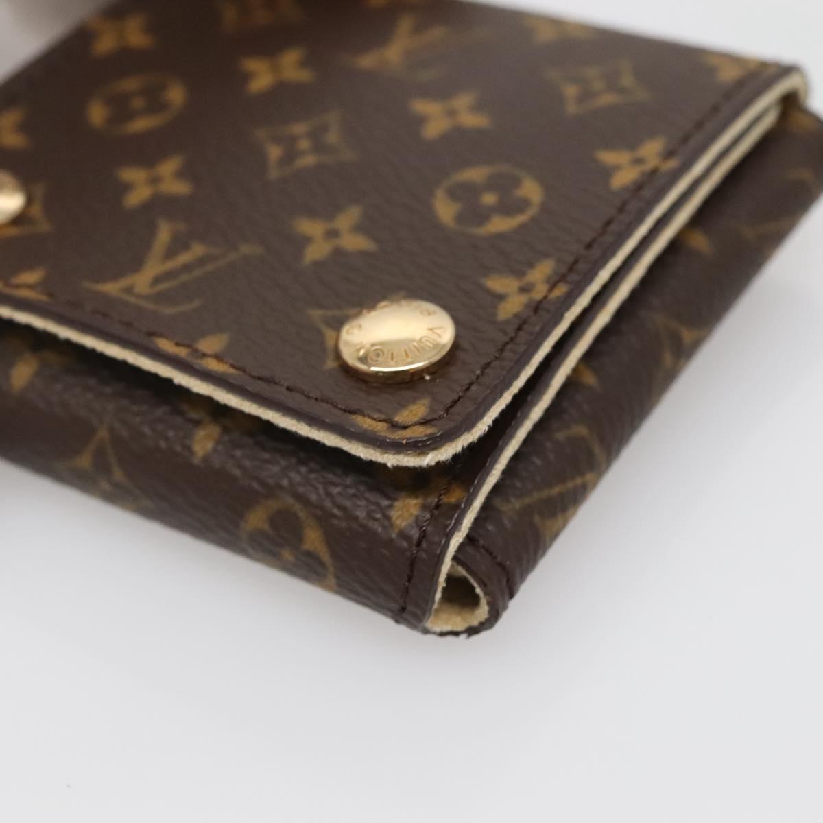 LOUIS VUITTON Monogram Jewelry Case Jewelry Box LV Auth 142037 | eBay