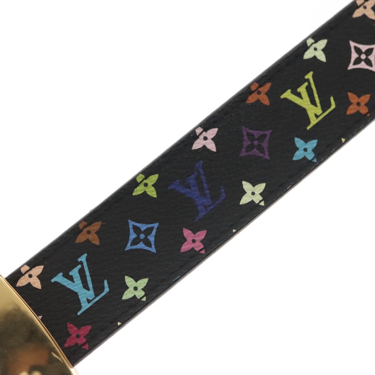 LOUIS VUITTON Multicolor Ceinture LV Cut Belt Black M6890 LV  display picture 1