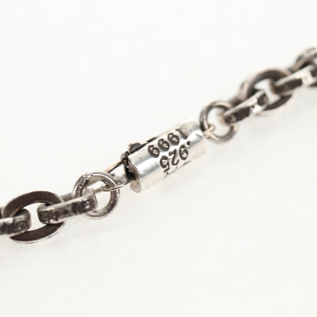 Chrome Hearts Paper Chain Necklace Ag925 18 inches Silver Auth