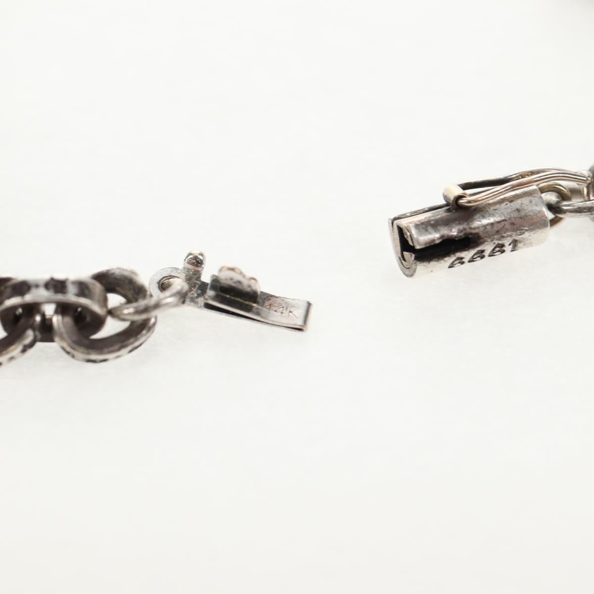 Chrome Hearts Paper Chain Necklace Ag925 18 inches Silver Auth