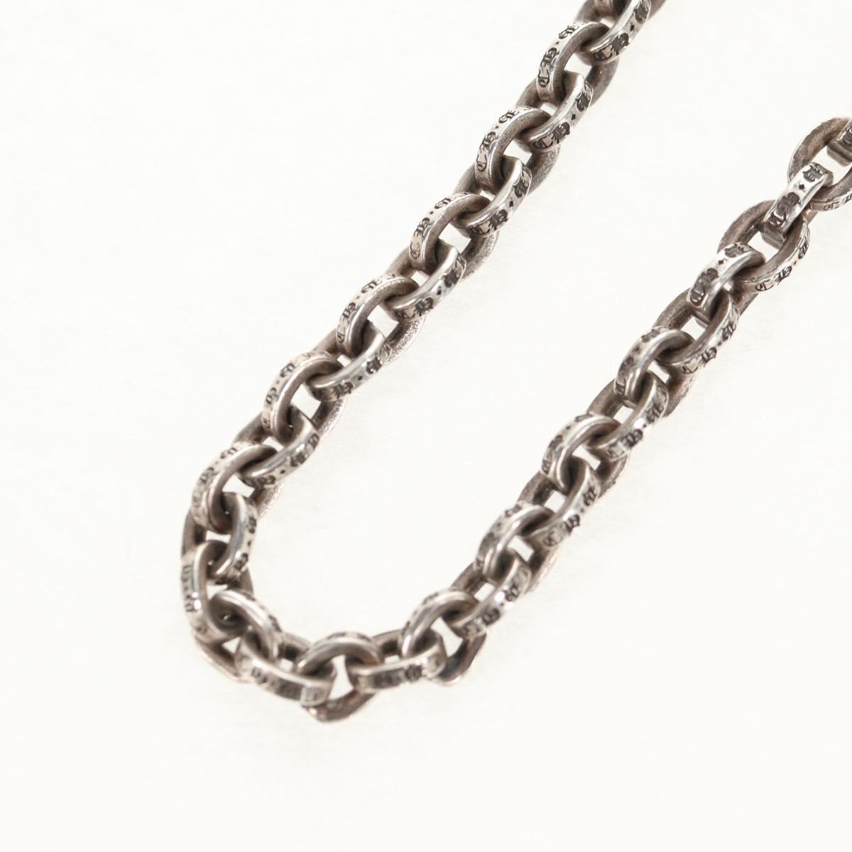 Chrome Hearts Paper Chain Necklace Ag925 18 inches Silver Auth