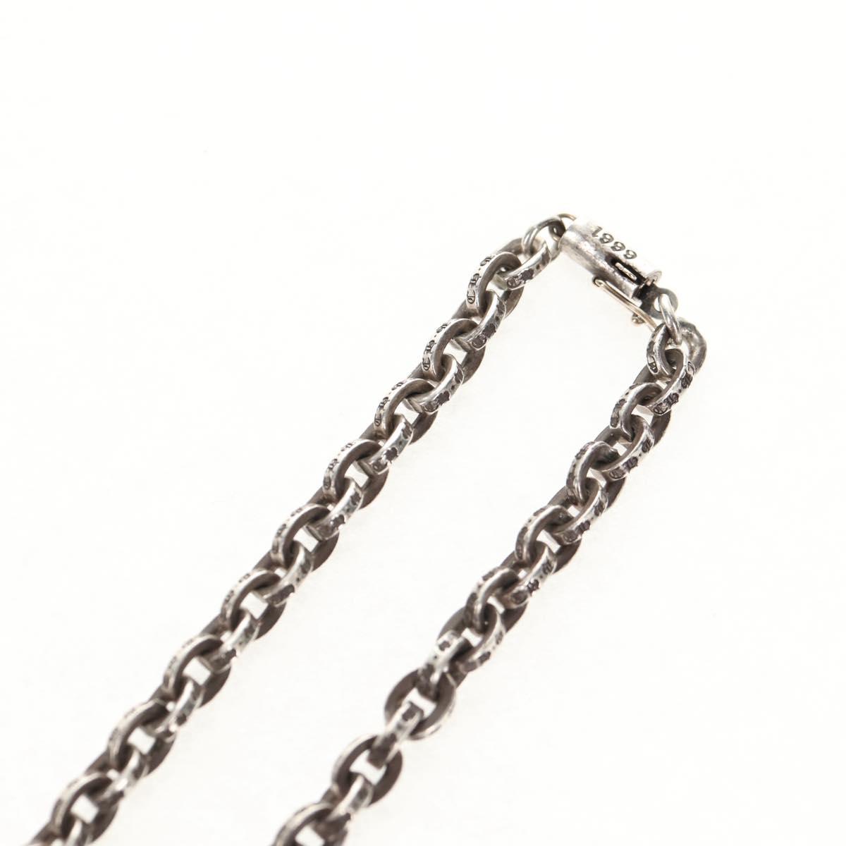 Chrome Hearts Paper Chain Necklace Ag925 18 inches Silver Auth