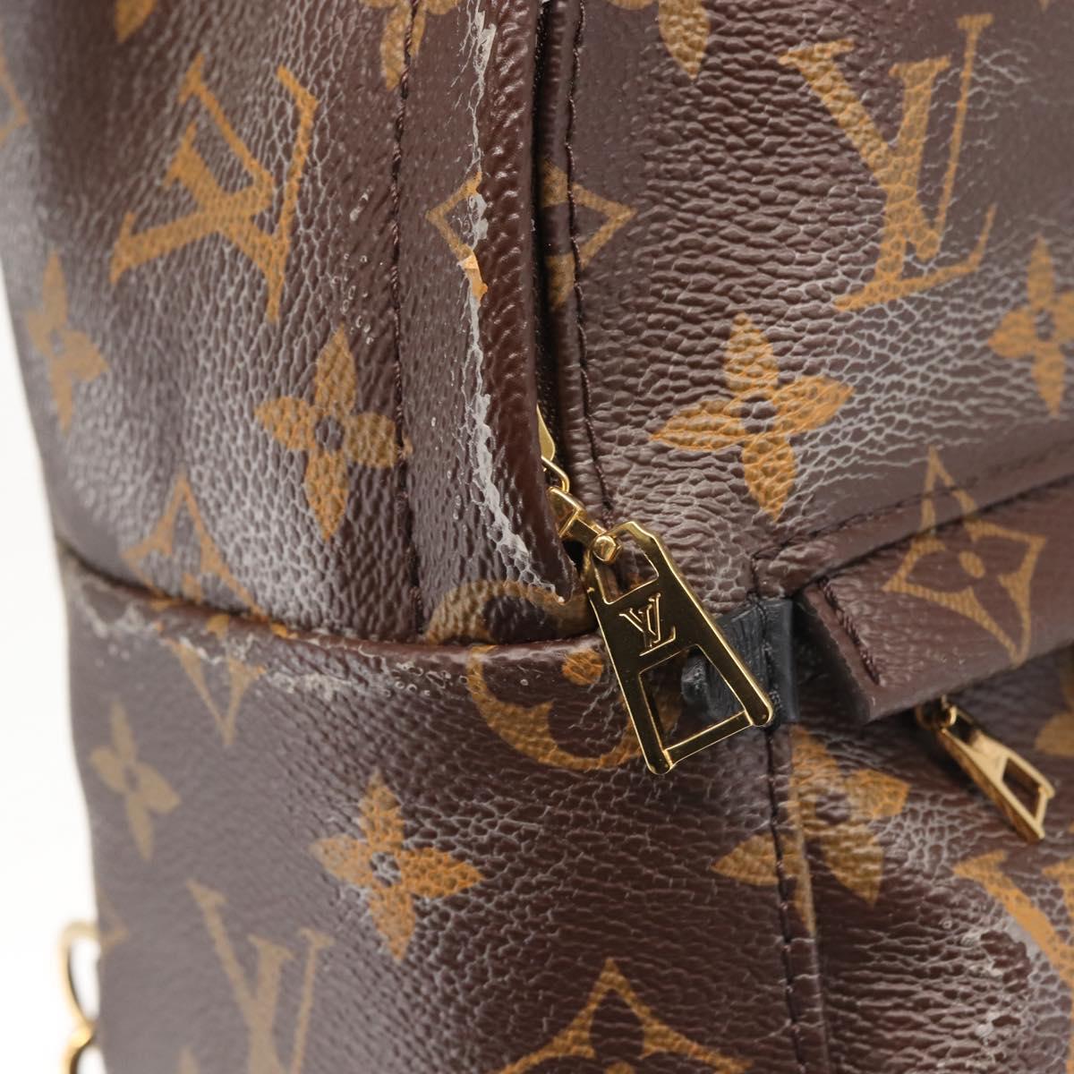 LOUIS VUITTON Monogram Palm Springs MINI Backpack M44873 LV Auth 142640 LOUIS VUITTON Monogram Palm Springs MINI Backpack M44873 LV  main image 3
