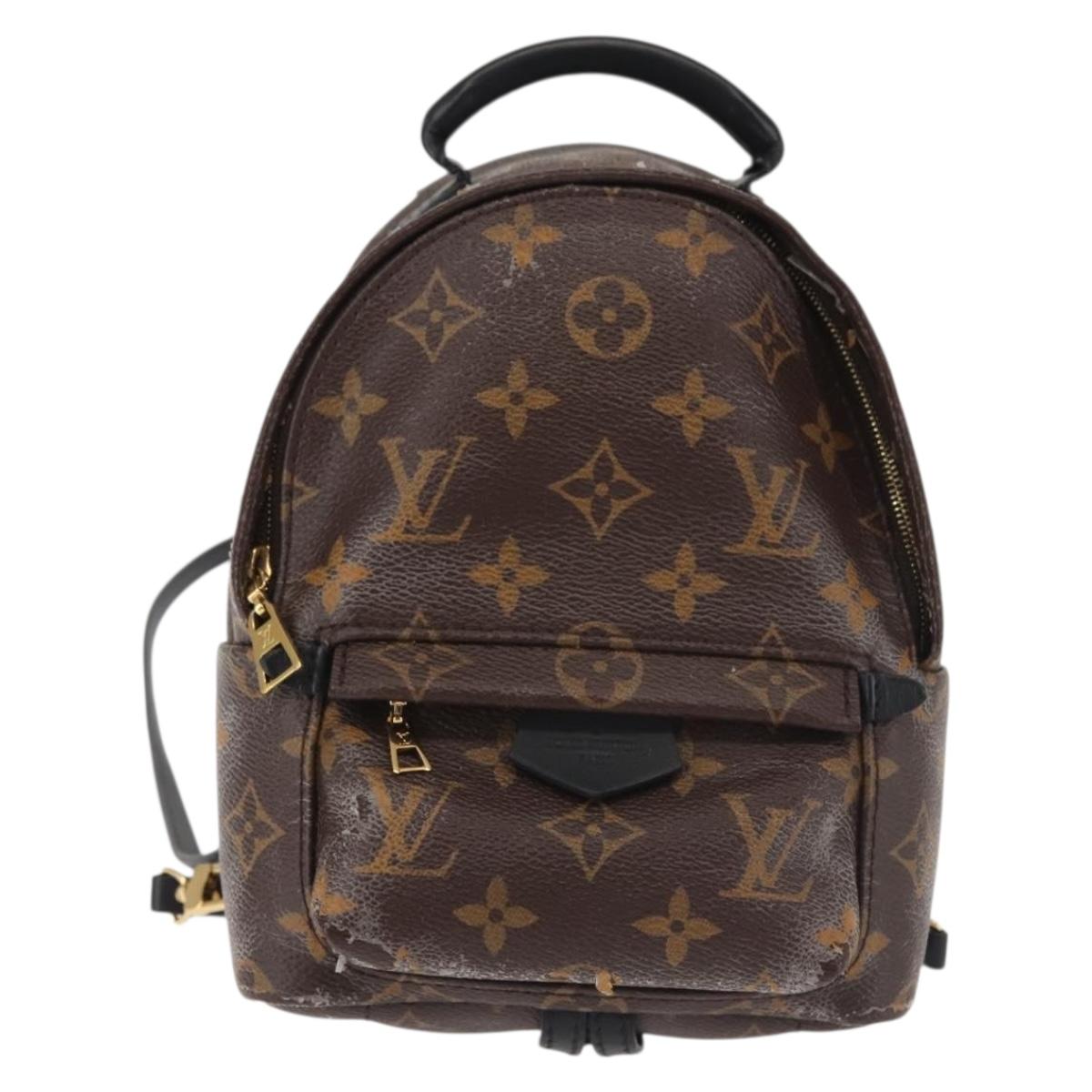 Louis vuitton リュック LOUIS VUITTON Monogram Palm Springs MINI Backpack M44873 LV Auth