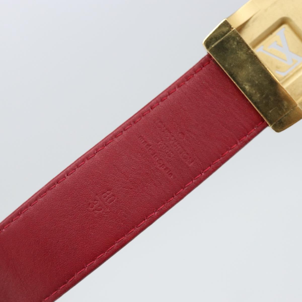 LOUIS VUITTON Monogram Multicolor Ceinture LV Cut Belt 35.8\
