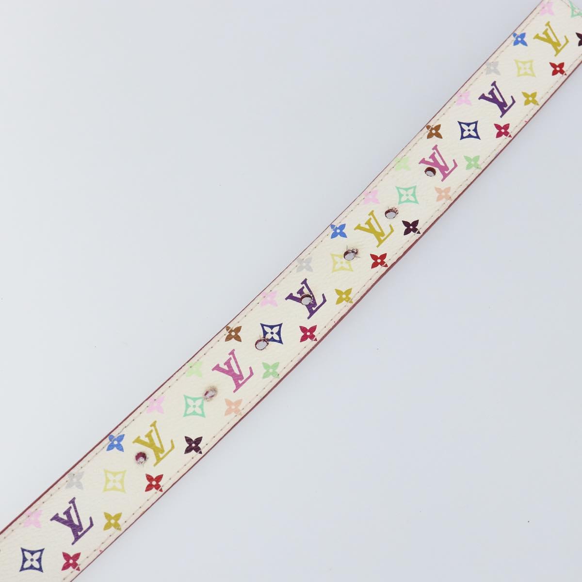 LOUIS VUITTON Monogram Multicolor Ceinture LV Cut Belt 35.8  display picture 3