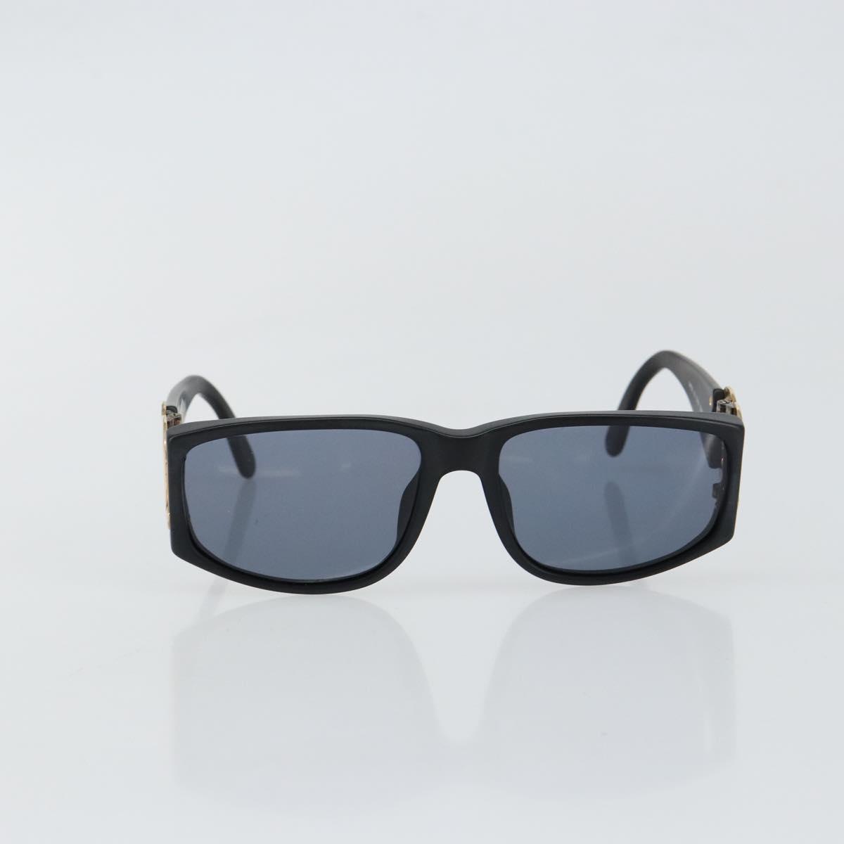 CHANEL COCO Mark Sunglasses Plastic Black CC Auth 143837 | eBay
