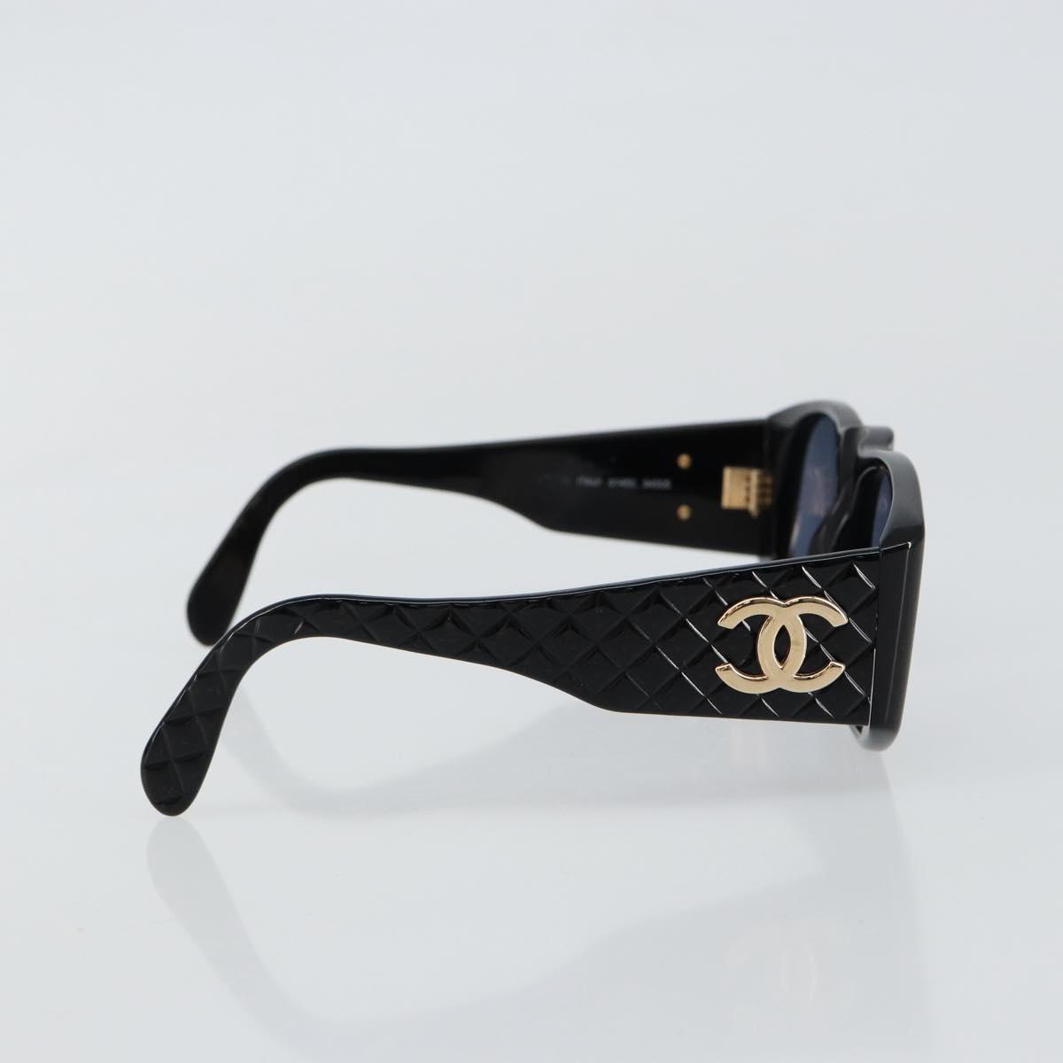 小物 CHANEL Coco Mark Matelasse Sunglasses CHANEL COCO Mark Matelasse Sunglasses plastic Black CC Auth 143838