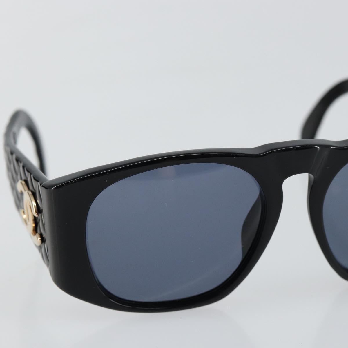 小物 CHANEL Coco Mark Matelasse Sunglasses CHANEL COCO Mark Matelasse Sunglasses plastic Black CC Auth 143838