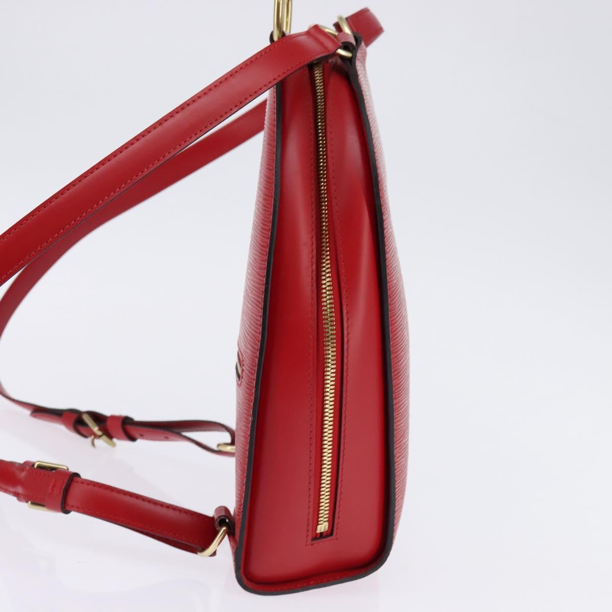 LOUIS VUITTON Epi Mabillon Backpack Castilian Red M52237 LV Auth 141017 LOUIS VUITTON Epi Mabillon Backpack Castilian Red M52237 LV  main image 3