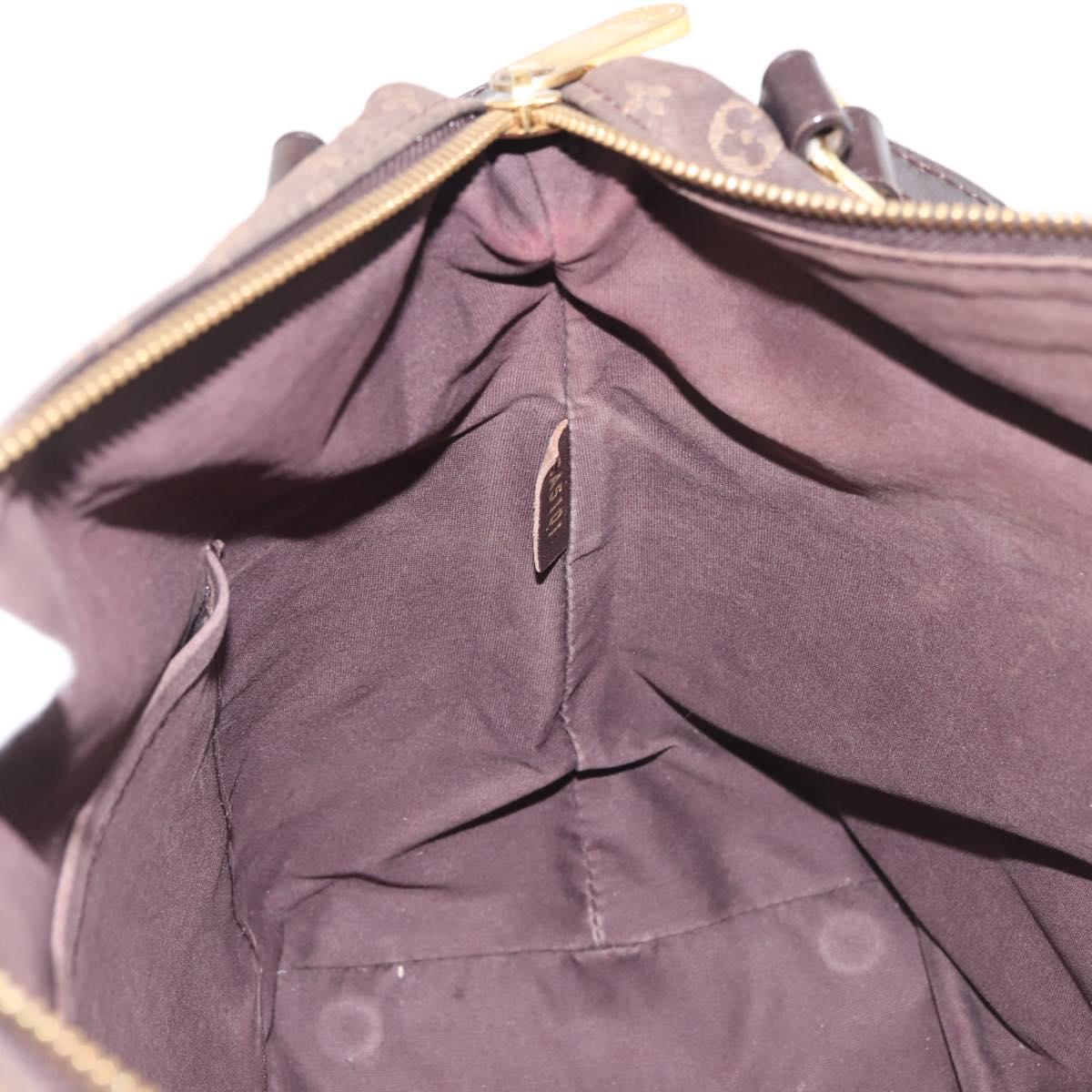 LOUIS VUITTON Monogram Idylle Ballad PM Tote Bag Dark Brown M40573