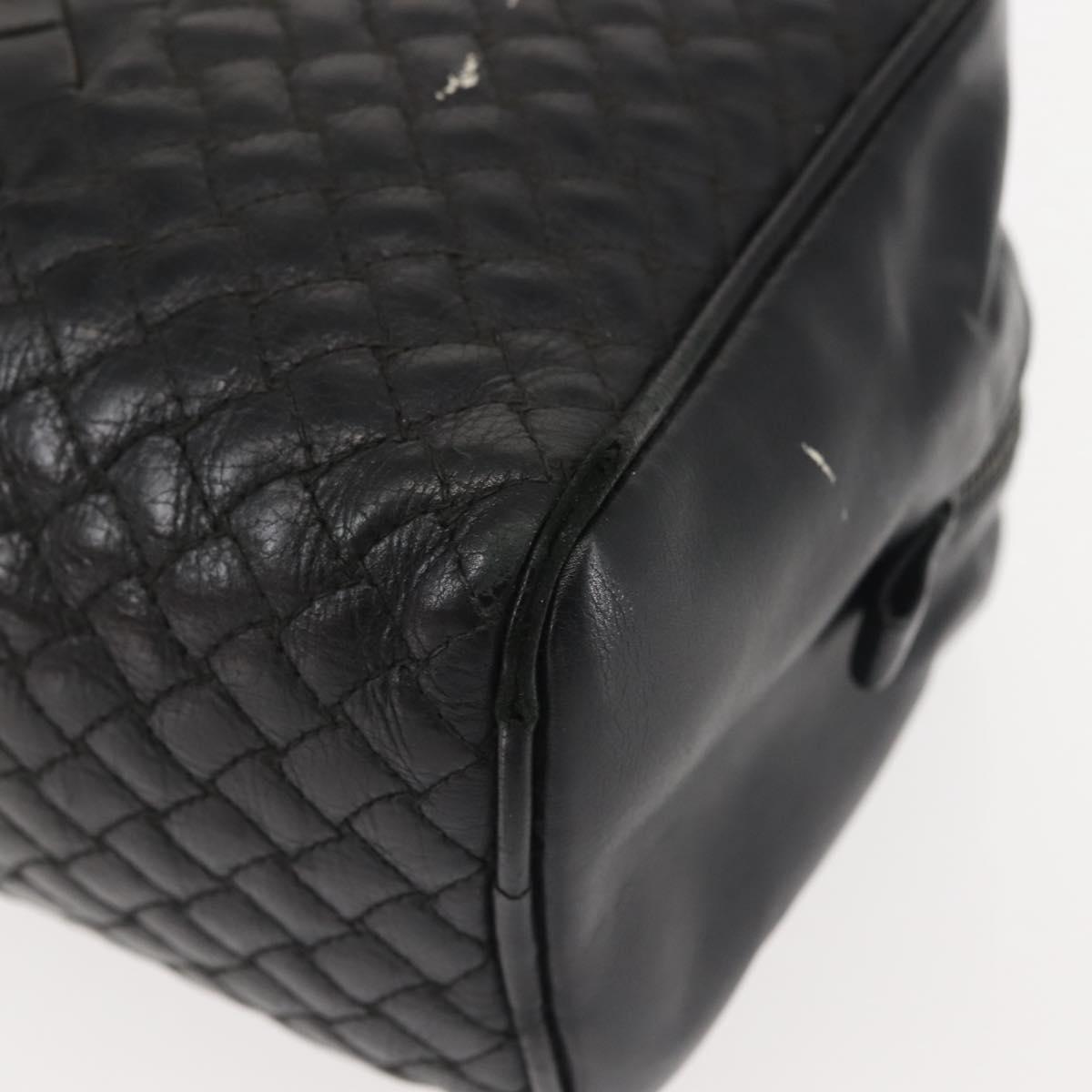 BOTTEGA VENETA INTRECCIATO Clutch Bag Leather Black Auth 144213 | eBay