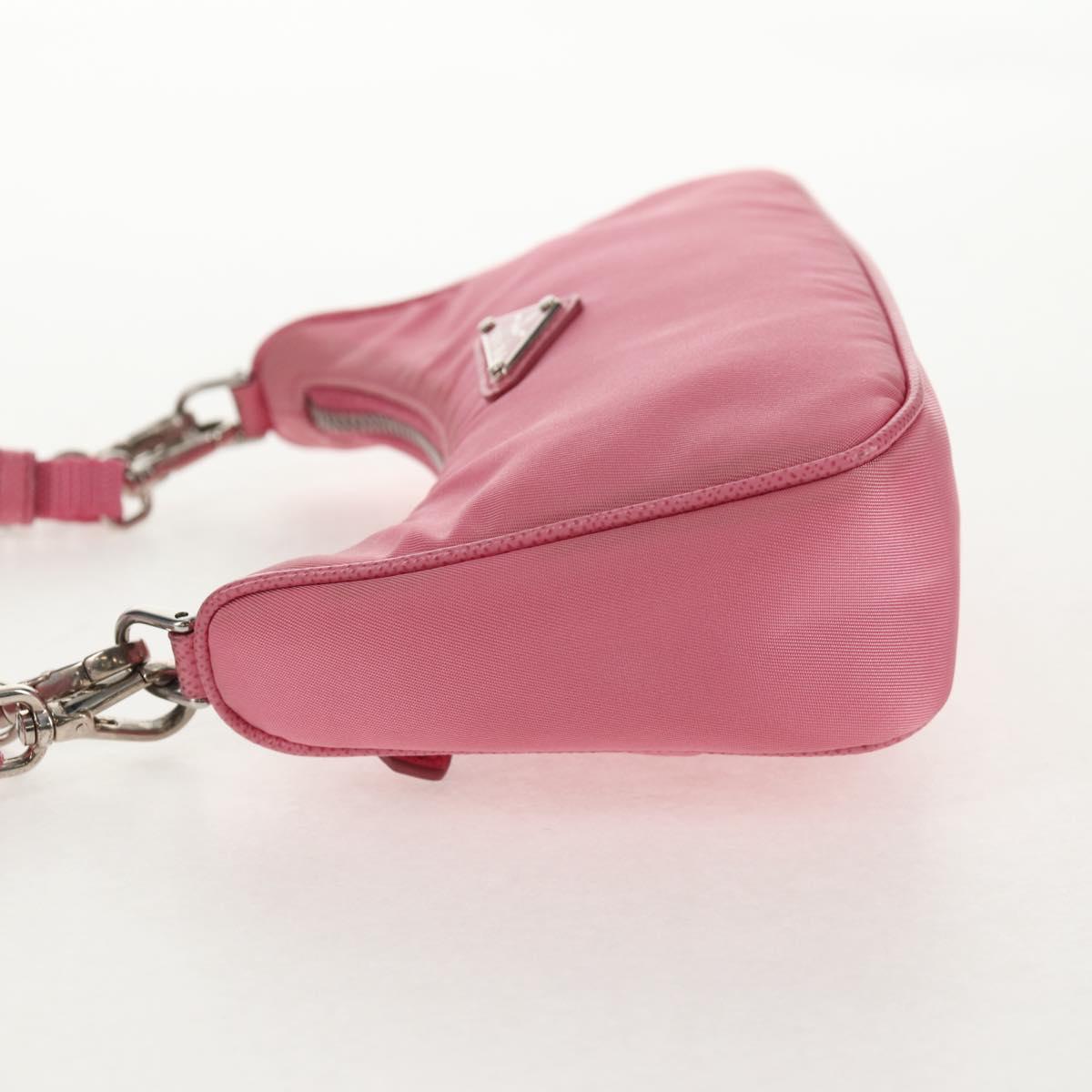 た*よ様 PRADA nylon shoulder bag PRADA Shoulder Bag Nylon Pink Silver Auth 144876M | eBay