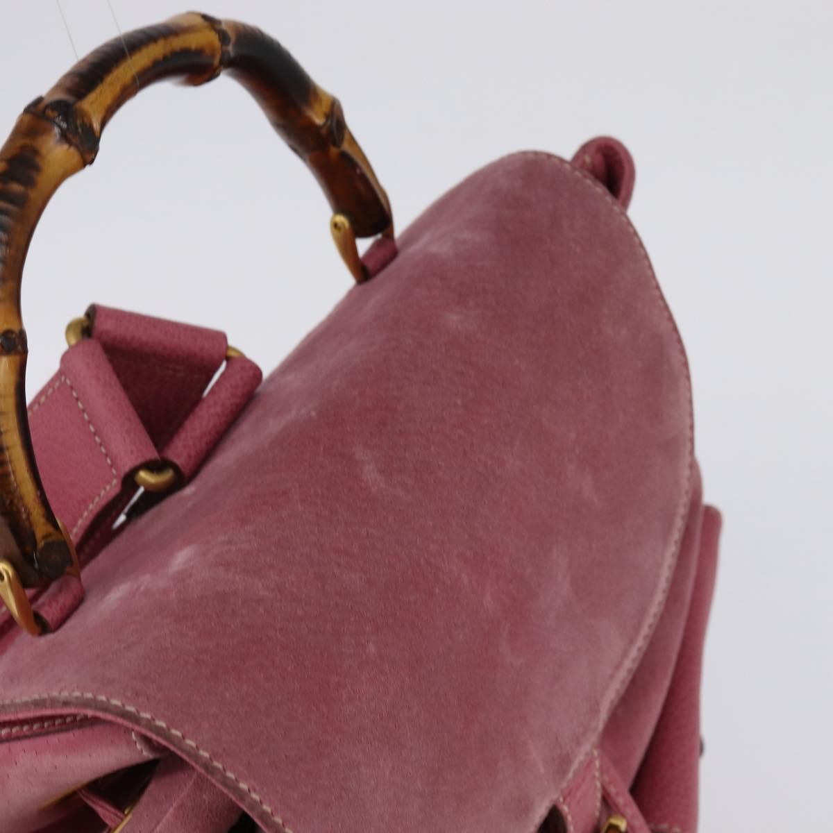 GUCCI Backpack Suede Pink Gold 003 2058 0016 Auth 144974 GUCCI Backpack Suede Pink Gold 003 2058 0016 Auth 144974 | eBay main image 3