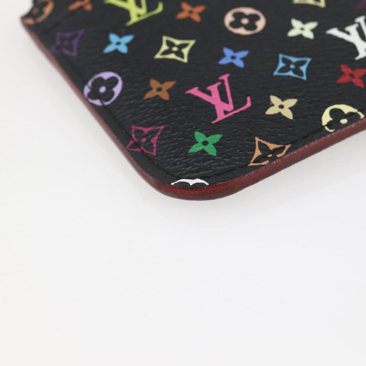 LOUIS VUITTON Multicolor Pochette Cles NM Coin Purse Black M60279