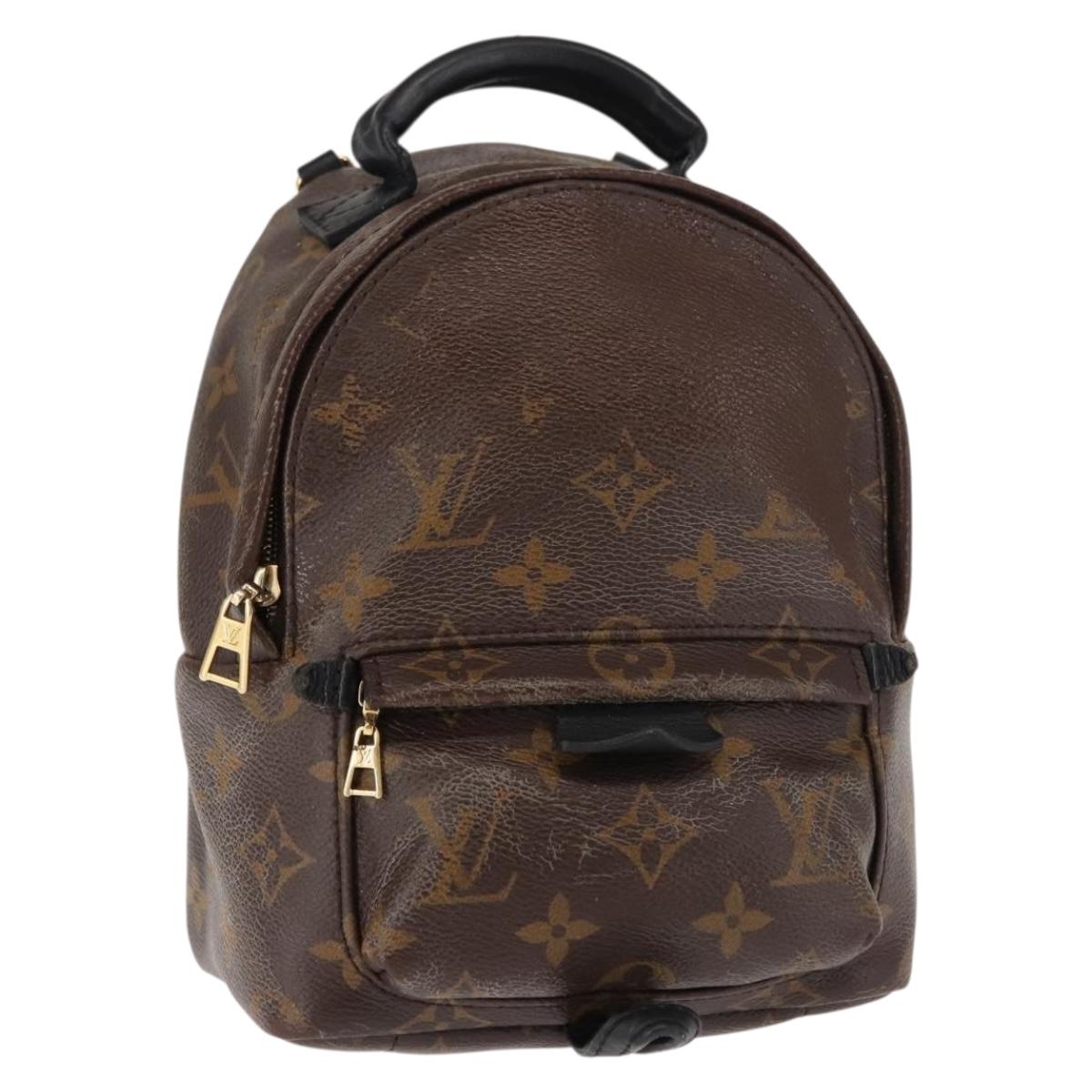 LOUIS VUITTON Monogram Palm Springs MINI Backpack M44873 LV Auth