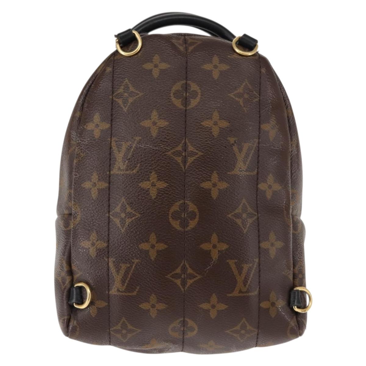 VUITTON ボストンバッグ LOUIS VUITTON Monogram Palm Springs MINI Backpack M44873 LV Auth