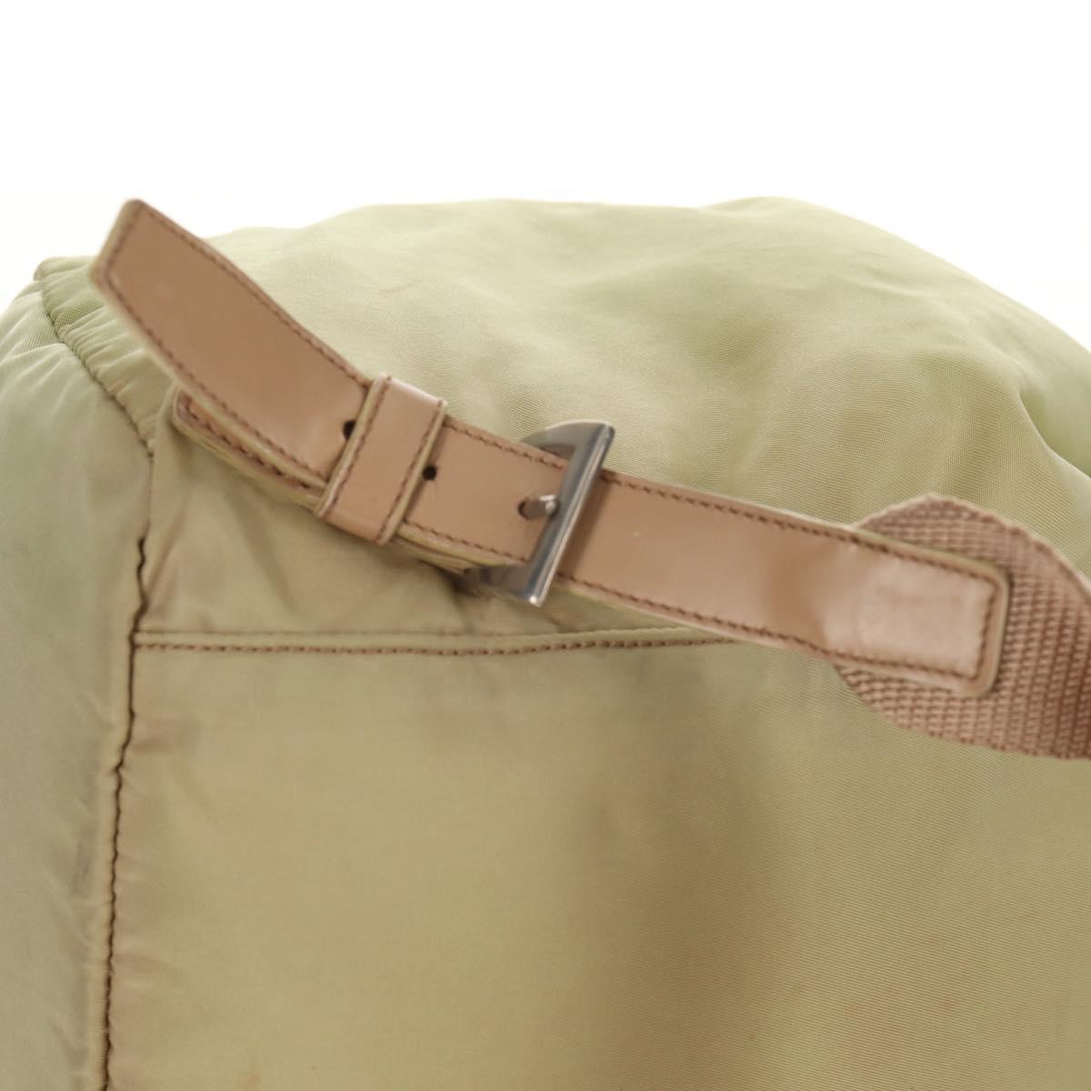PRADA Backpack Nylon Beige Silver Auth 145849 | eBay UK display picture 1