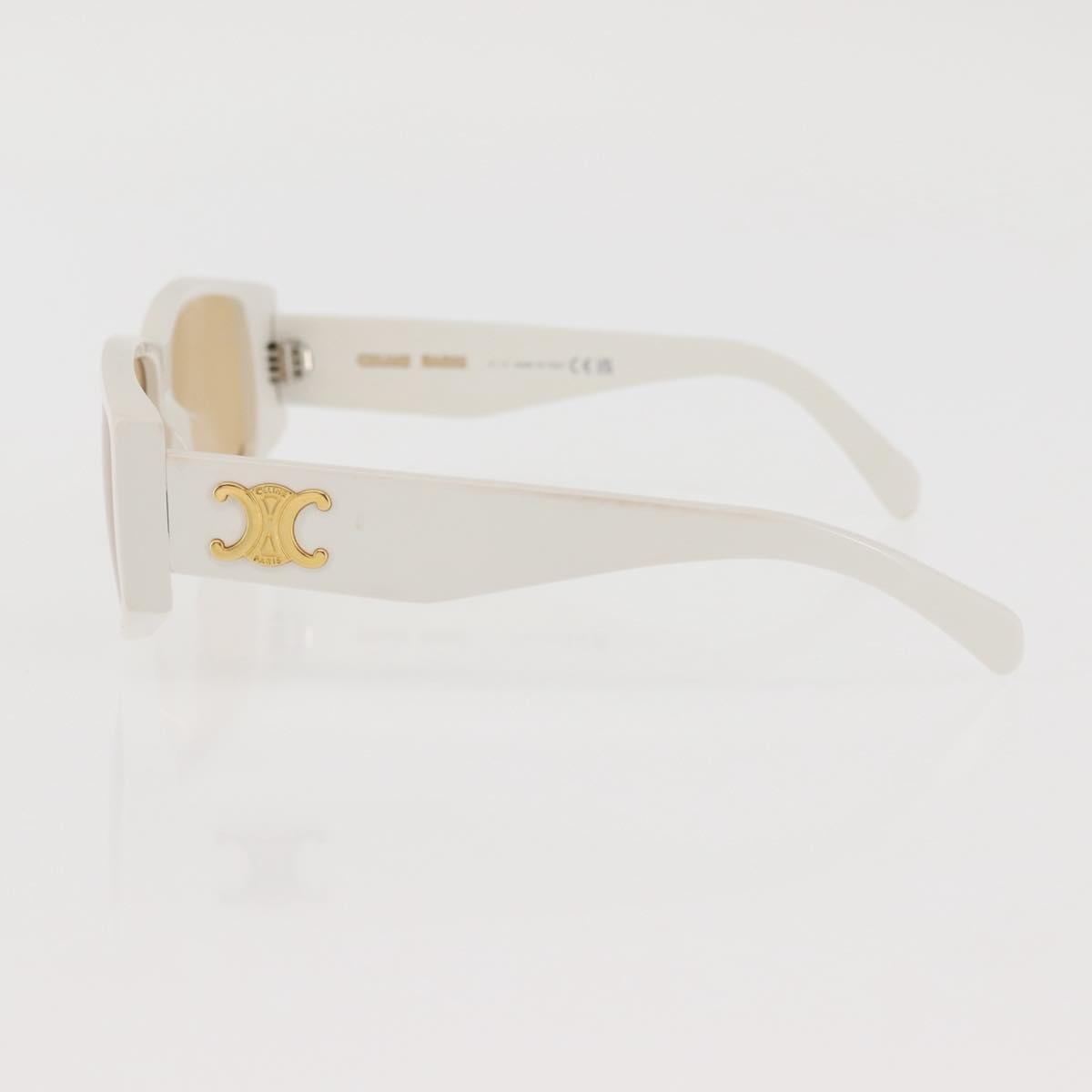 のん CELINE Triomphe Sunglasses plastic White CL40227U Auth 146039 | eBay