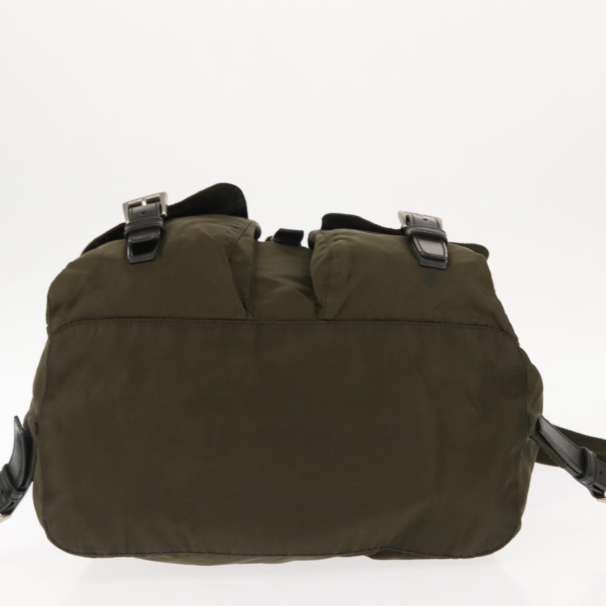 PRADA Backpack Nylon Khaki Auth 146518 PRADA Backpack Nylon Khaki Auth 146518 | eBay main image 4