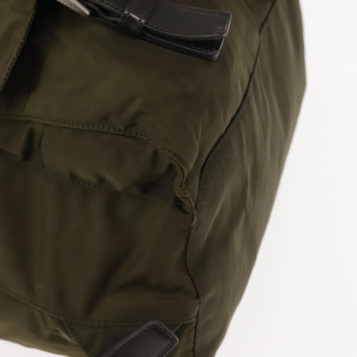 PRADA Backpack Nylon Khaki Auth 146518 PRADA Backpack Nylon Khaki Auth 146518 | eBay main image 2