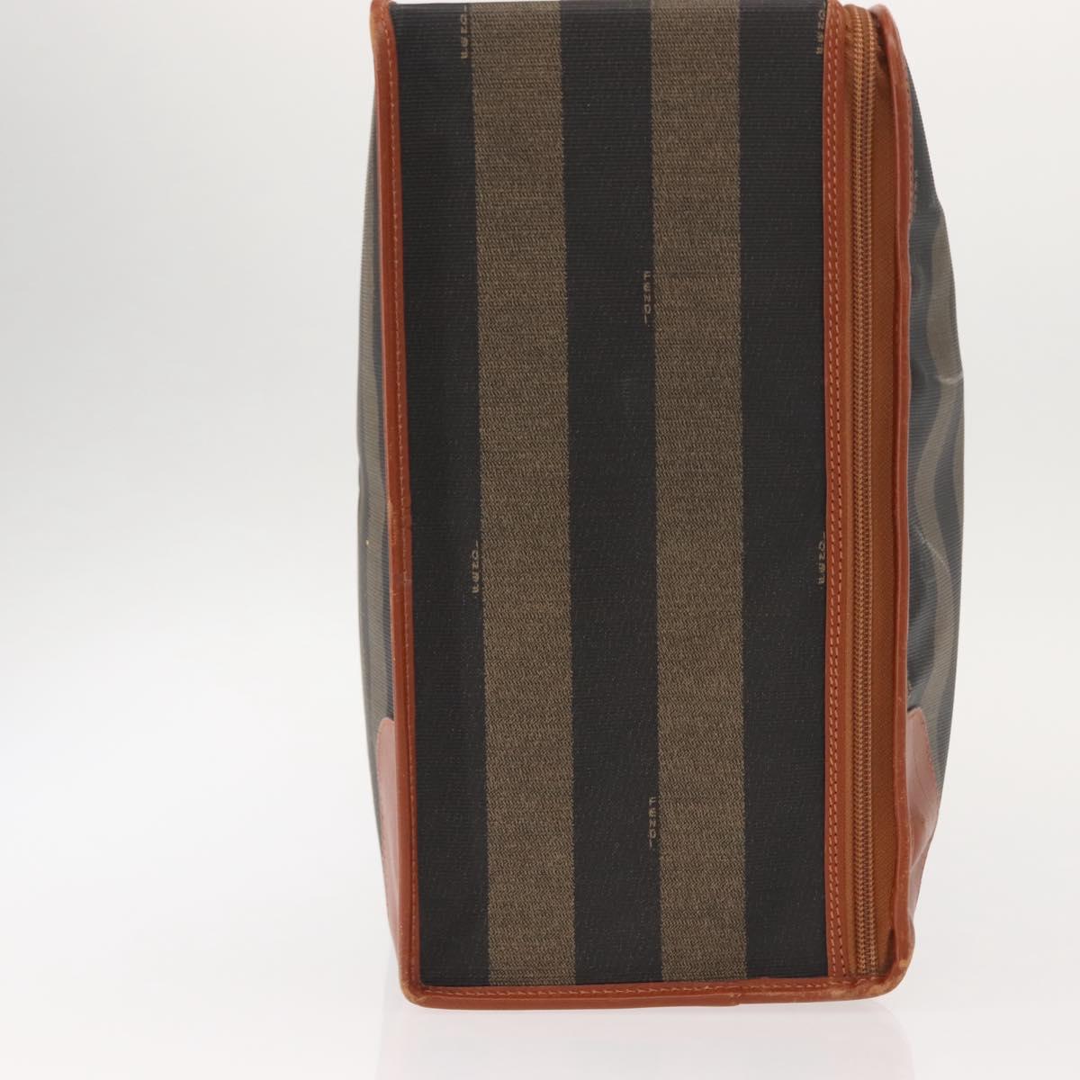 FENDI Pecan Canvas Trunk Case PVC Black Brown Auth 147028 | eBay