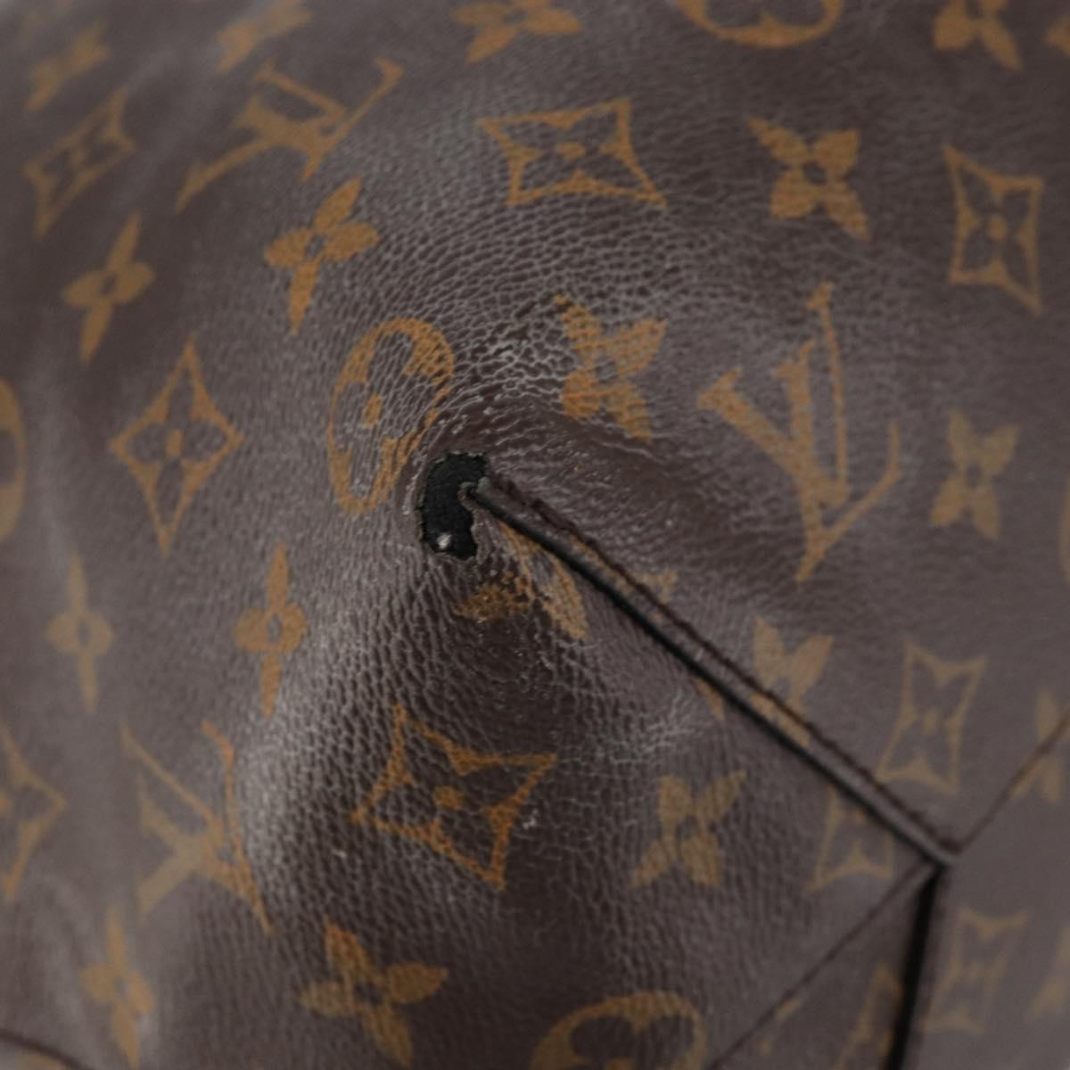 LOUIS VUITTON Monogram Flower Hobo Shoulder Bag M43545 LV Auth