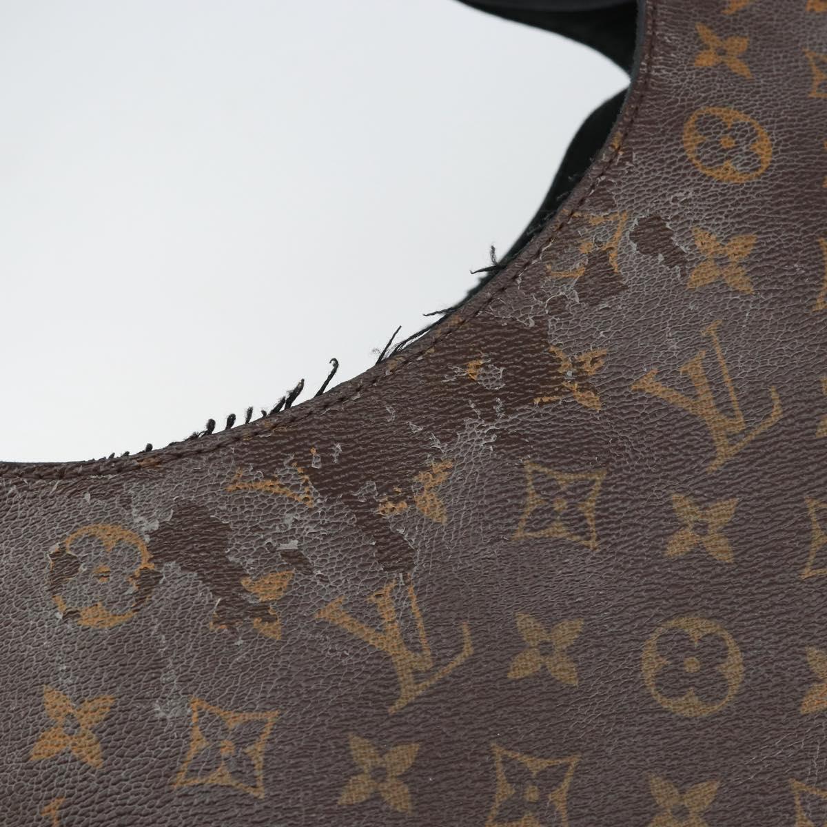 LOUIS VUITTON Monogram Flower Hobo Shoulder Bag M43545 LV Auth