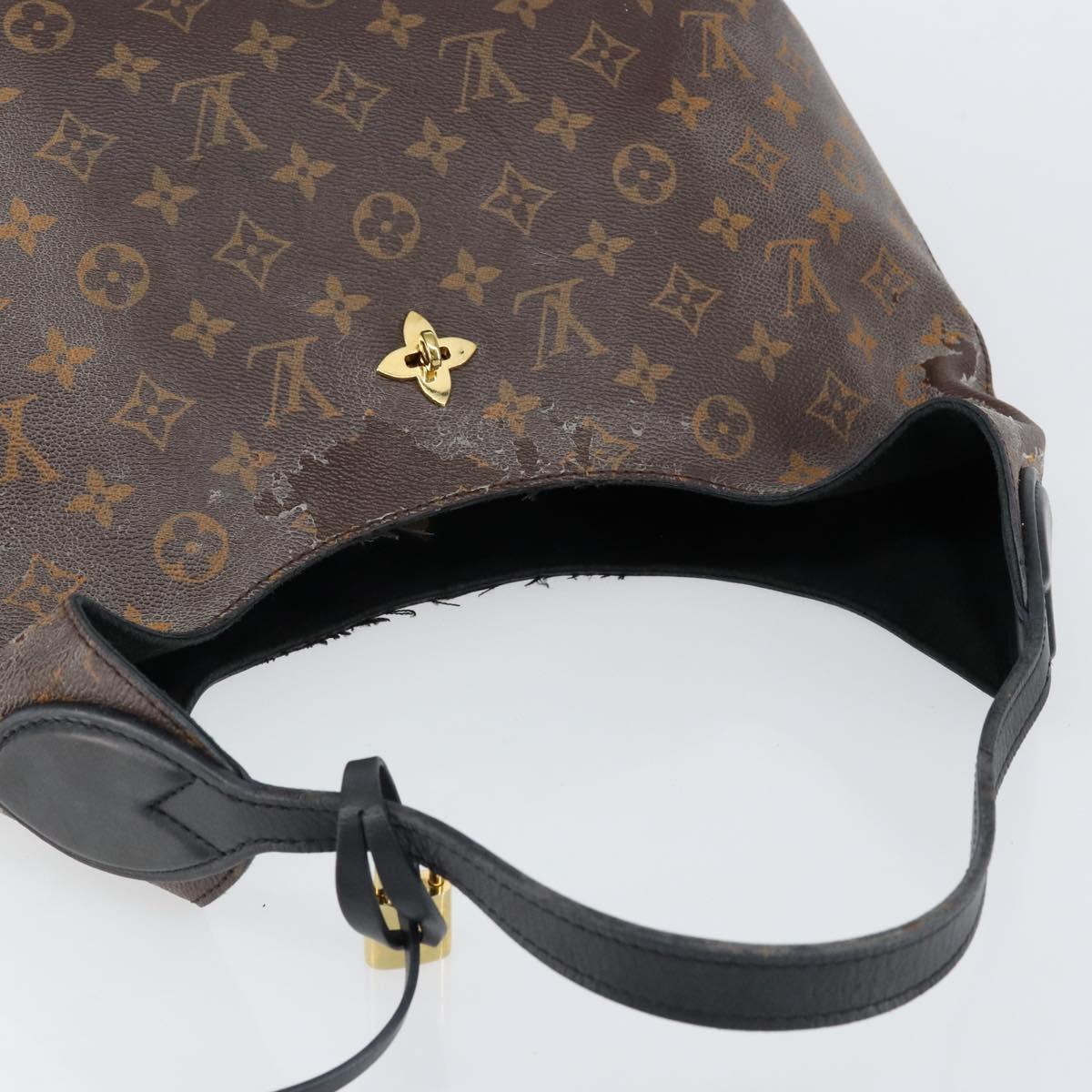 LOUIS VUITTON ヴォワヤージュ M ダミエ <No.146> LOUIS VUITTON Monogram Flower Hobo Shoulder Bag M43545 LV Auth