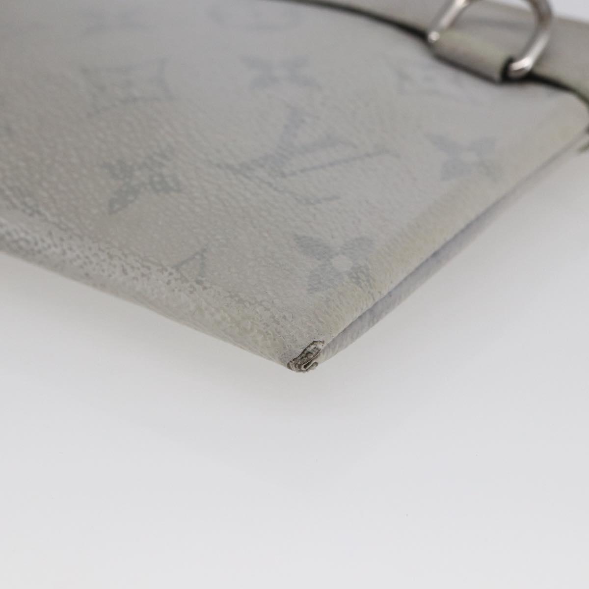 LOUIS VUITTON Monogram Taigarama Pochette Discovery PM Gray M30279