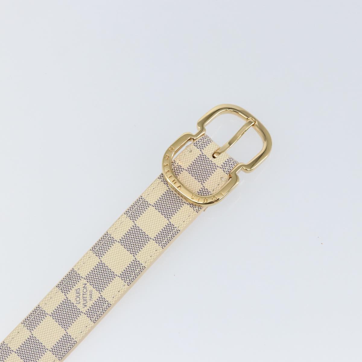 LOUIS VUITTON Damier Azur Ceinture Mini Belt 38.6 display picture 1