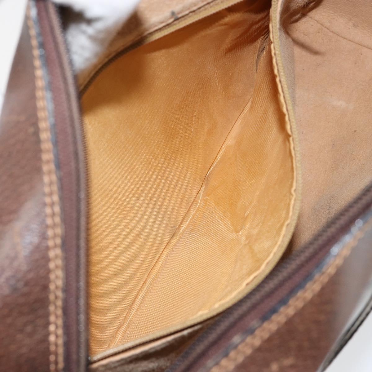 37 LE ルイ in EN-CA YSL | Laurent Saint | Brown in leather shiny 店舗用品