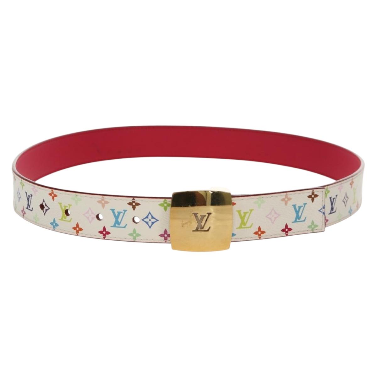 Louis Vuitton Ceinture Carre Belt Damier Louis Vuitton Black Leather Ceinture Carre Belt - Ann main image 4