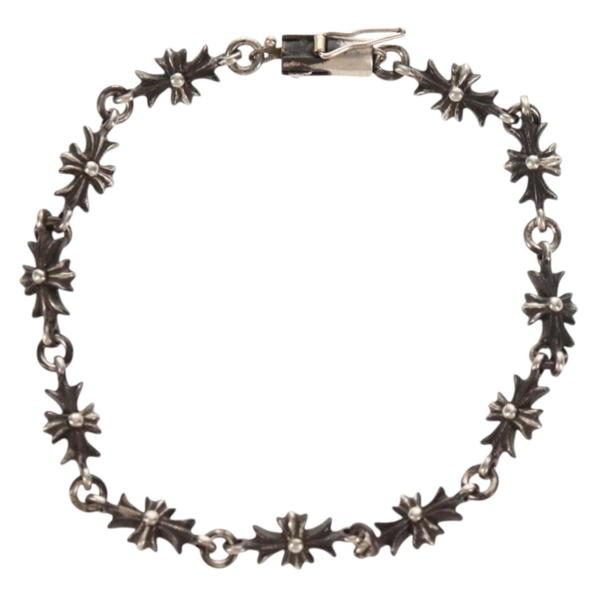 CHROME HEARTS TINY E ブレスレット　11リンク Chrome Hearts Tiny ECH Plus Bracelet Bracelet Ag925 11 Links Auth