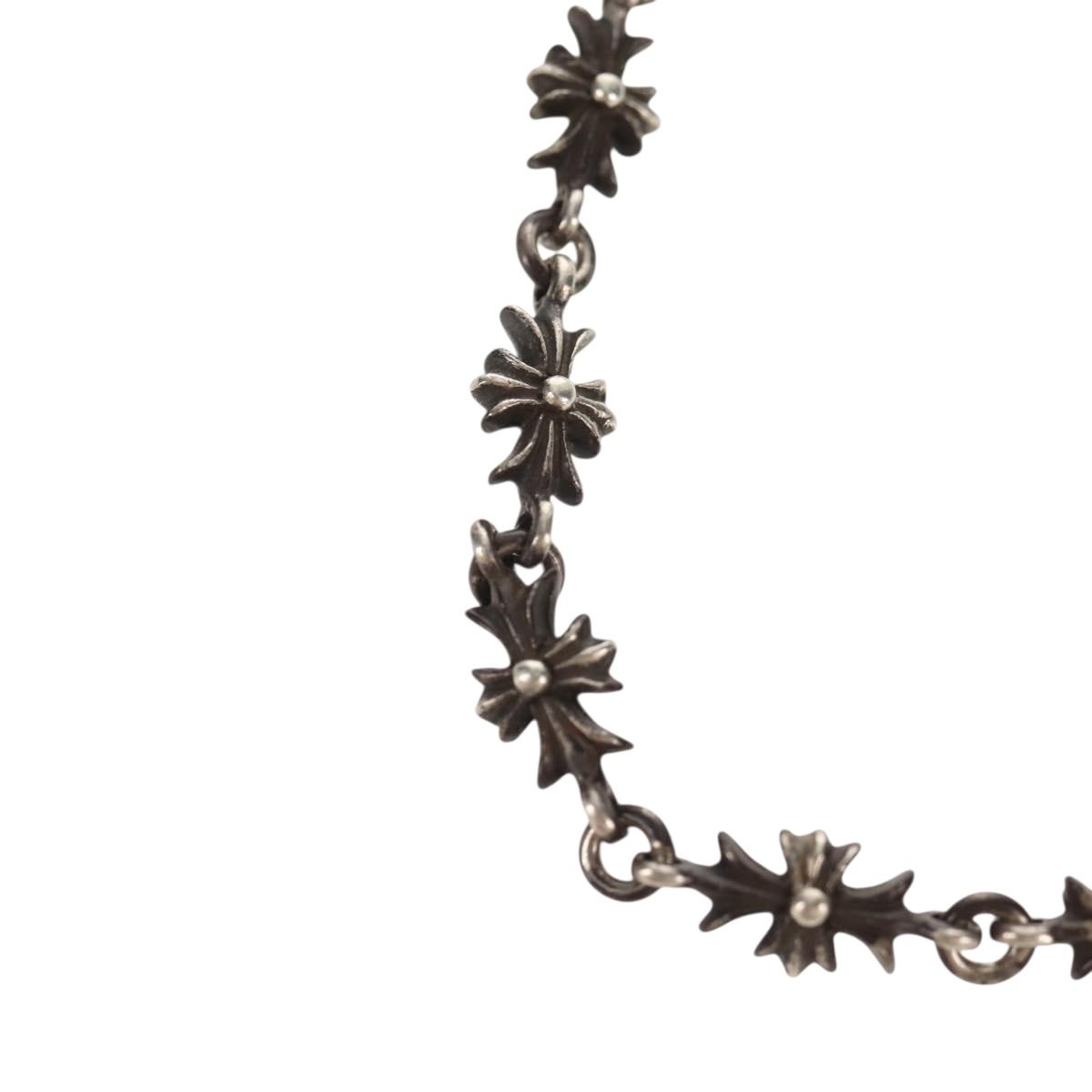Chrome Hearts Tiny ECH Plus Bracelet Bracelet Ag925 11 Links Auth