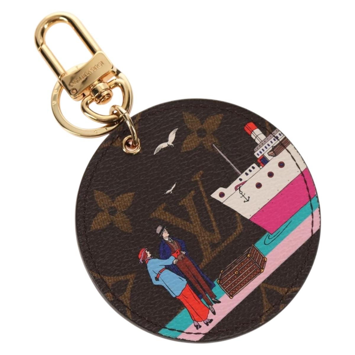 Louis Vuitton チャーム1点ラベル型 LOUIS VUITTON Monogram Porte Cre Illustre Evasion Charm M61932 LV