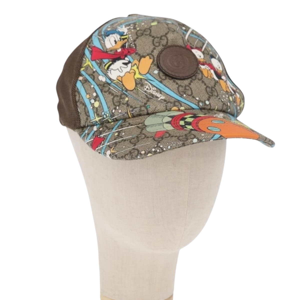 GUCCI GG Supreme GUCCIxDisney Cap PVC Beige 648843 Auth 157413M | eBay