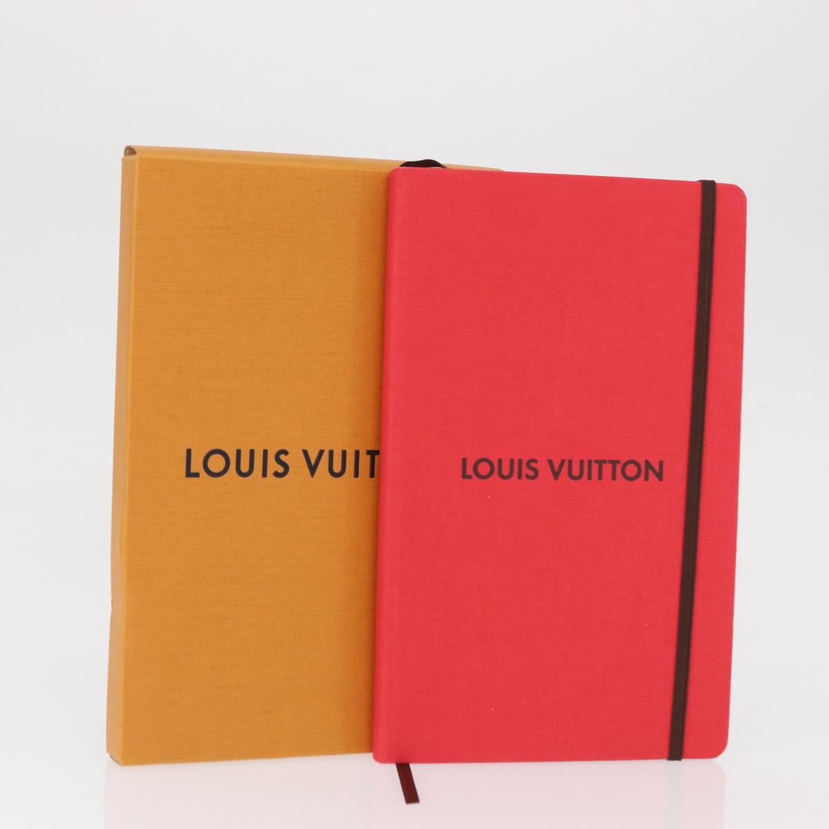 LOUIS VUITTON Notebook MN Planner Canvas Red GI1186 LV Auth 157547 LOUIS VUITTON Notebook MN Planner Canvas Red GI1186 LV Auth 157547