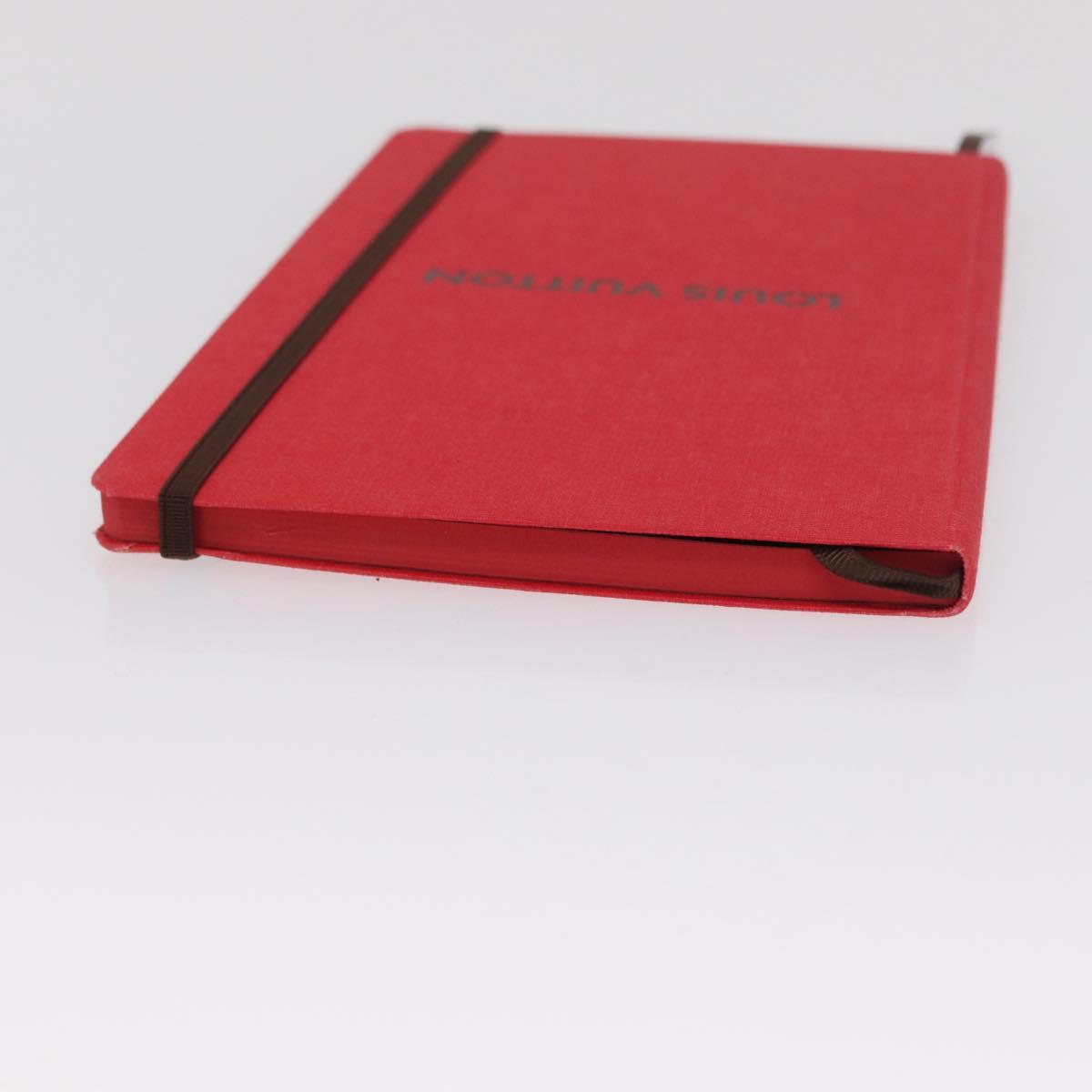 LOUIS VUITTON ノート レッド LOUIS VUITTON Notebook MN Planner Canvas Red GI1186 LV Auth 157547